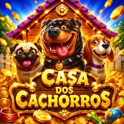 Cachorros divertidos na tela da slot The Dog House